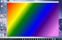 C# Deployment of a Rainbow background